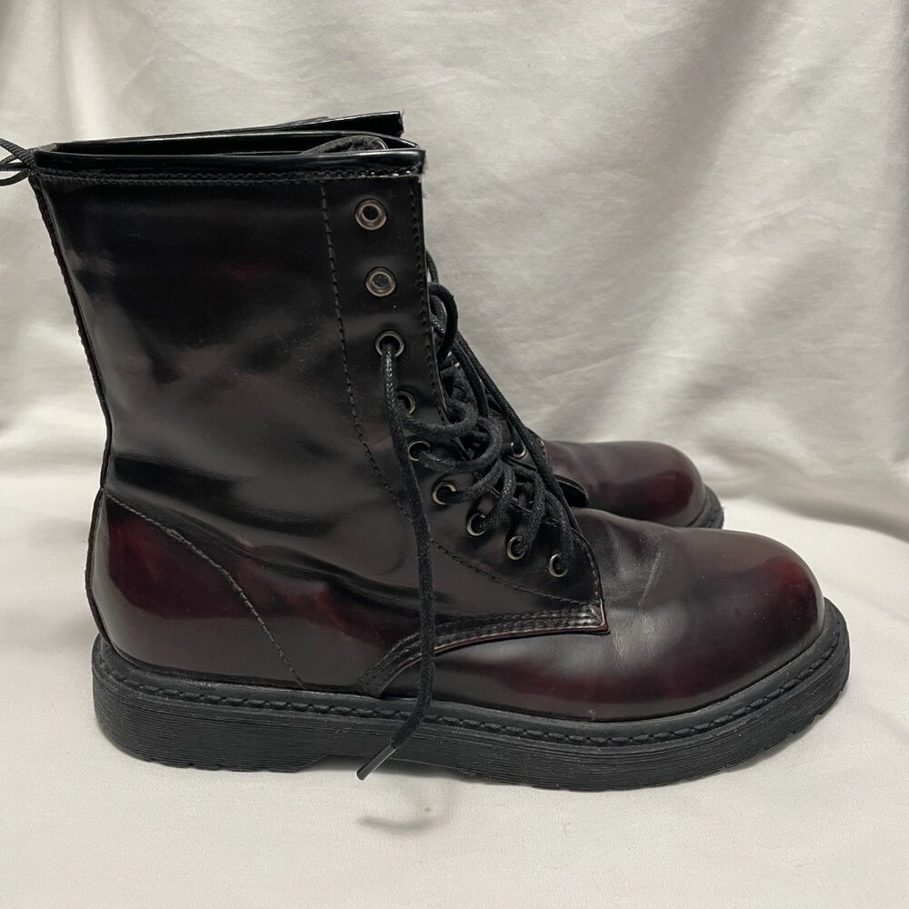 Charlotte Russe Womens Boots Size 8 Lace Up Preowned - Picture 3 of 5